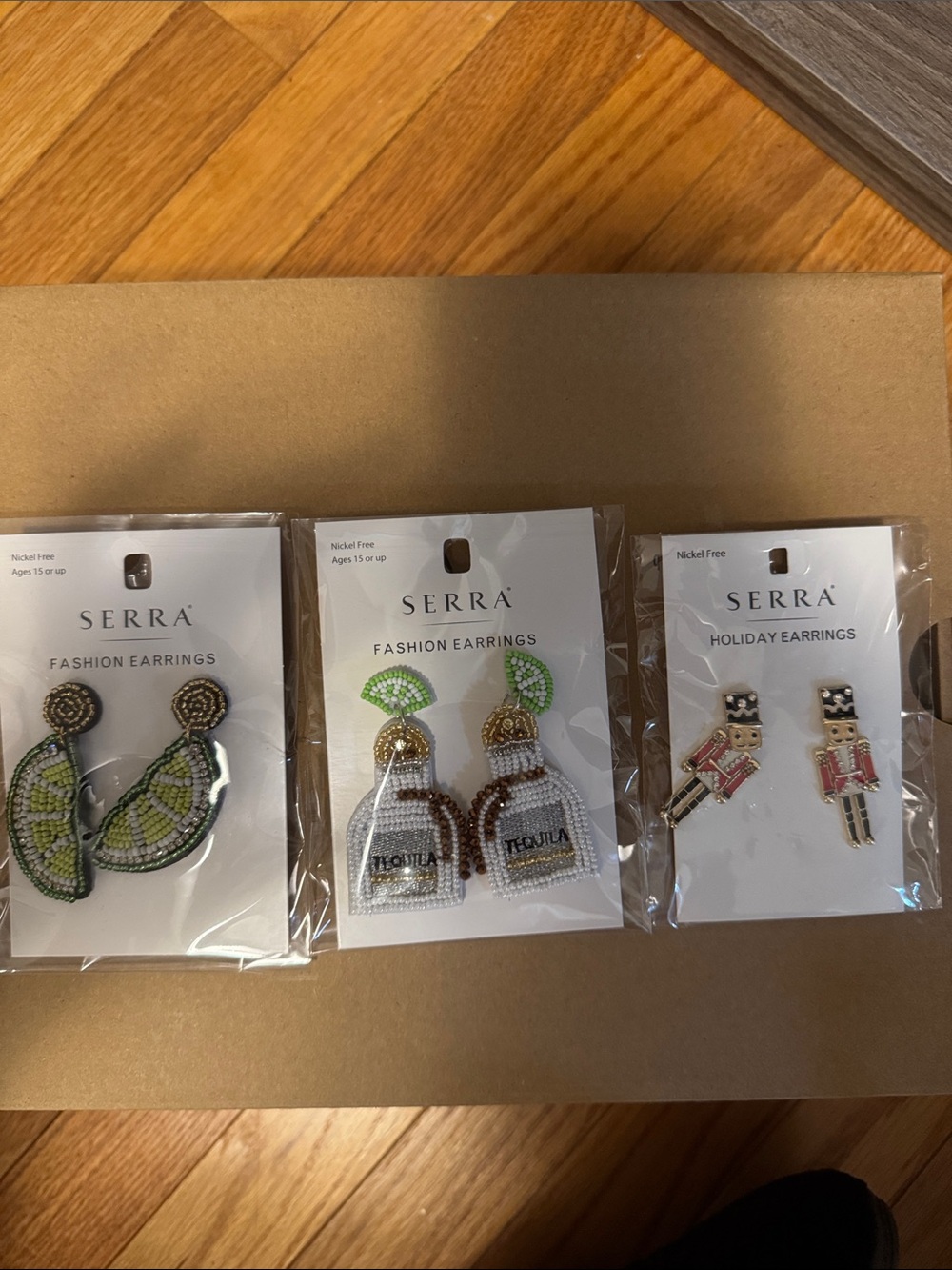 Serra Beaded Novelty Earring Trio